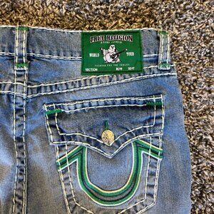 True Religion Ricki Super T Straight-Leg Jeans – Premium Denim (35" length)